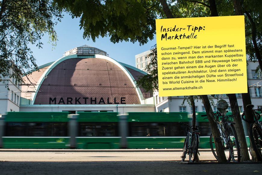 Gourmet-Tempel? Hier ist der Begriff fast schon zwingend. Dem stimmt man spätestens dann zu, wenn man den markanten Kuppelbau wischen Bahnhof SBB und Heuwaage betritt. Zuerst gehen einem die Augen über ob der spektakulären Architektur. Und dann steigen einem die anmächeligen Düfte von Streetfood bis World Cuisine in die Nase. Himmlisch!