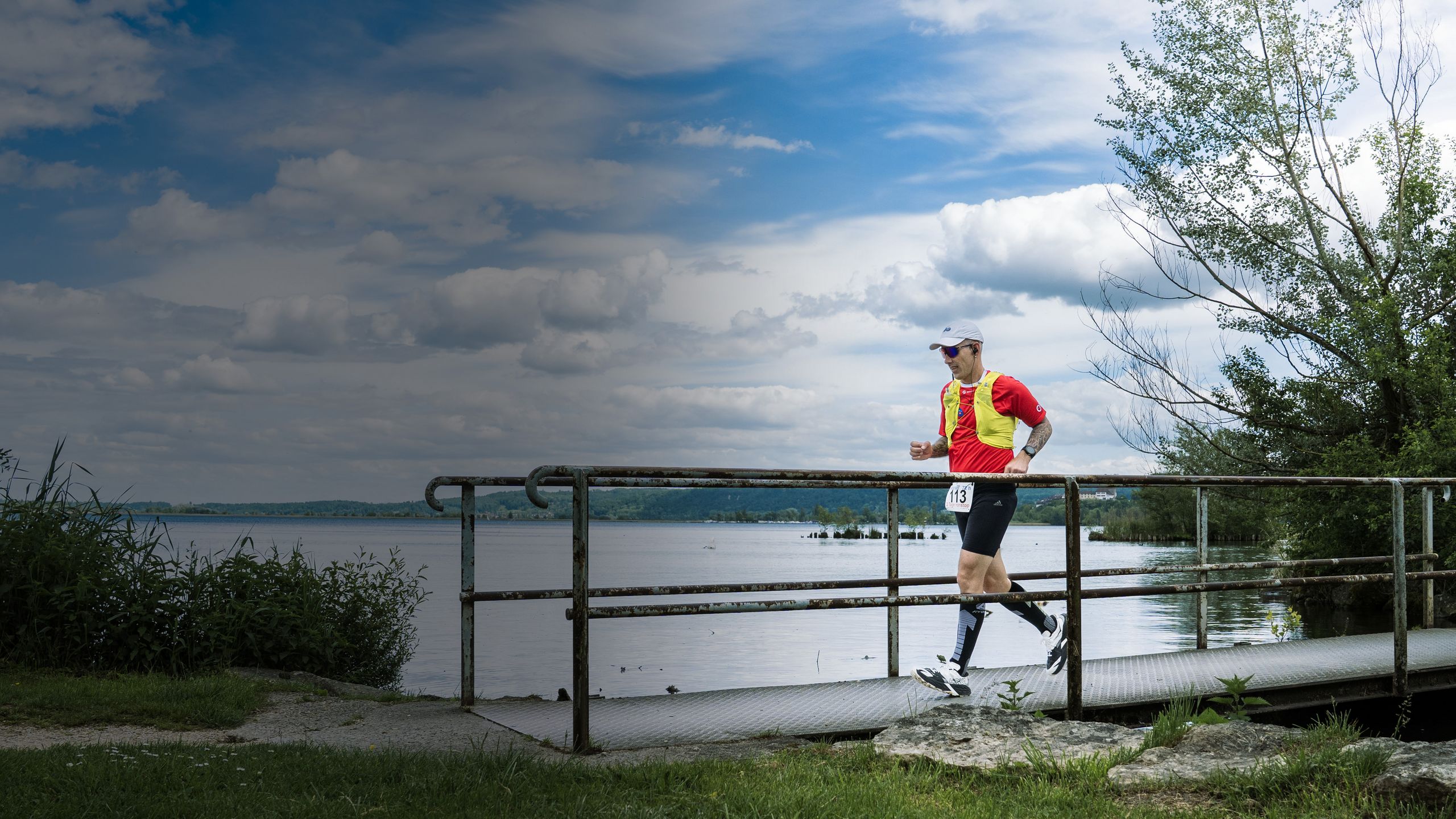 Dominik von Känel beim 72h-Lauf in Biel